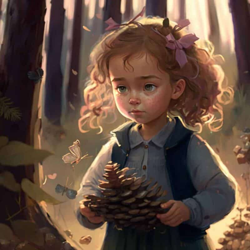 Kurze Märchen - Alisia und die Fee aus dem Wald