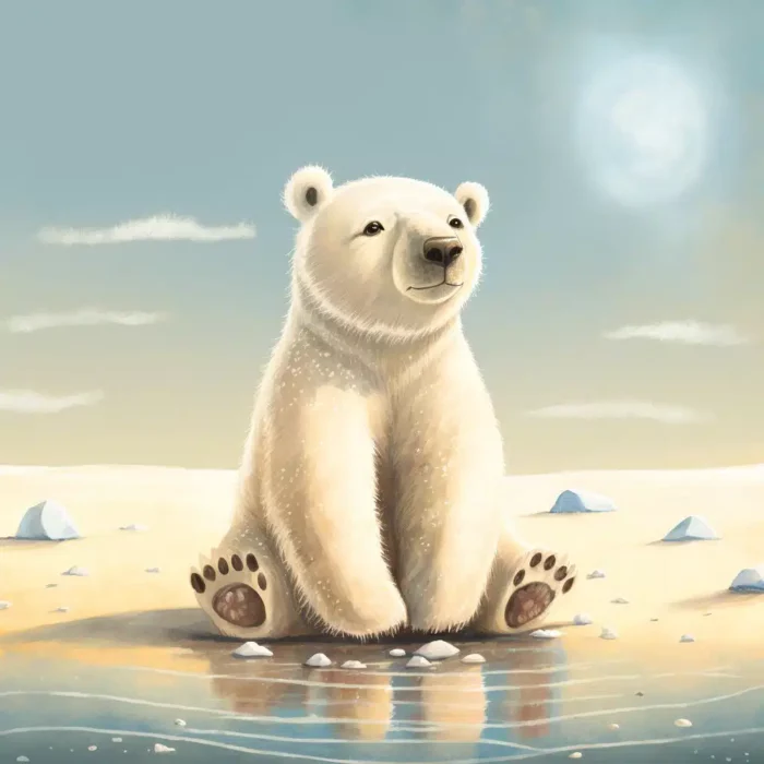 Märchen zu lesen - Die Geschichte des Eisbären